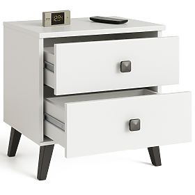 COMMODE MOBI K-02 BLANC NOIR