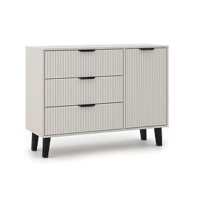 Commode Scandi 1D3S SLIM BEIGE CACHEMIRE