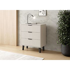 Commode Scandi 3S SLIM CACHEMIRE BEIGE