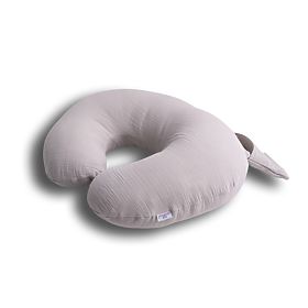 Coussin d'allaitement en mousseline Heavens - gris, Babymatex