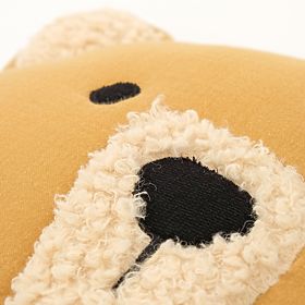 Coussin en mousseline Ourbaby Ø 35 cm Ours - moutarde, Ourbaby®