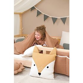 Coussin en mousseline Ourbaby 35x35 cm - Renard, Ourbaby®