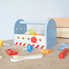 Craftio - Coffre à outils en bois, Ourbaby