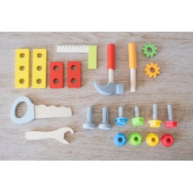 Craftio - Coffre à outils en bois, Ourbaby®