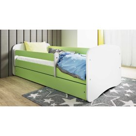 Lit enfant TOMI avec tiroir et matelas 180x80 - Vert