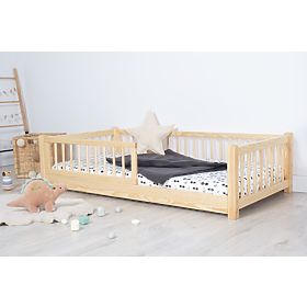 Lit enfant bas Montessori Ourbaby - naturel, Ourbaby®