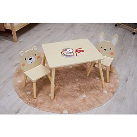 Table et chaises pour enfants - Amis de la forêt, Ourbaby®