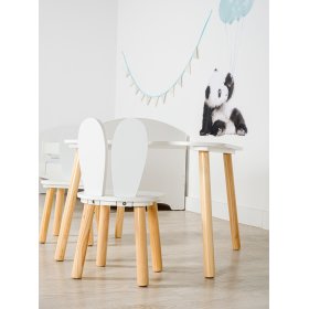 Ourbaby - Table et chaises enfant avec oreilles de lapin, SENDA