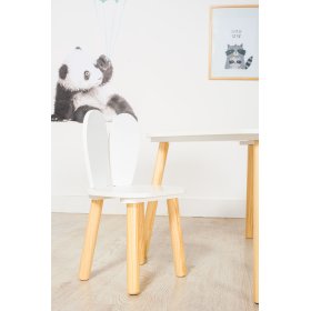 Ourbaby - Table et chaises enfant avec oreilles de lapin