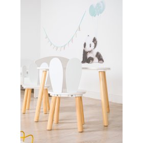 Ourbaby - Table et chaises enfant avec oreilles de lapin