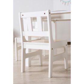 Table avec chaises enfant Naturel
