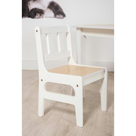 Table avec chaises enfant Naturel
