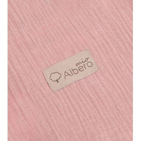 Parure de lit en mousseline avec rembourrage Hawaii- rose, AlberoMio