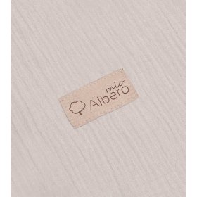 Linge de lit en mousseline garnie Pique-nique - beige, AlberoMio