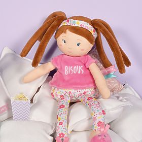 Doudou Jolijou Poupée LES PIPELLETTES 25 cm 1 pc