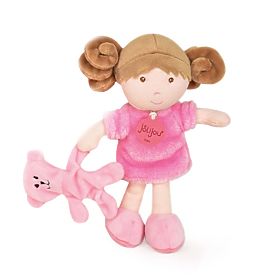 Doudou Jolijou Poupée Miss Rose 21 cm, Doudou Jolijou Paris