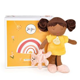 Doudou Jolijou Poupée Miss Vanilla 21 cm, Doudou Jolijou Paris