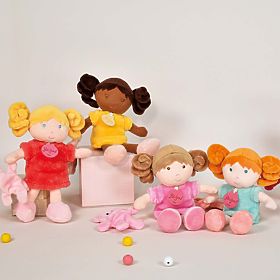 Doudou Jolijou Poupée Miss Vanilla 21 cm, Doudou Jolijou Paris