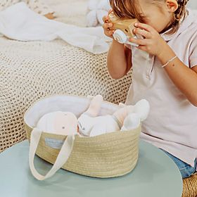 Doudou Jolijou Poupée Pol dans un sac pour poussette 28 cm