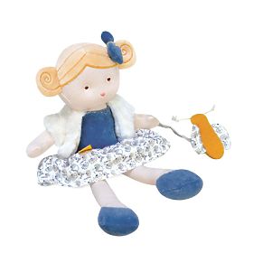 Doudou Jolijou Poupée Pollen et abeille 25 cm, Doudou Jolijou Paris