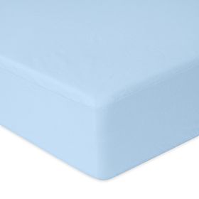 Drap bambou imperméable 140x70 - bleu, Babymatex