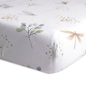 Drap-housse en coton avec élastique - Libellules (140x70 cm), Babymatex