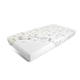 Drap-housse en coton avec élastique - Petites oies (120x60 cm), Babymatex