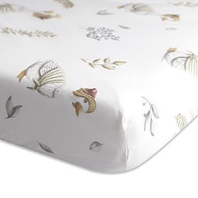 Drap-housse en coton avec élastique - Petites oies (120x60 cm), Babymatex