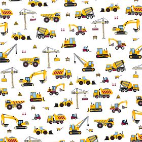 Drap-housse en coton - engins de chantier