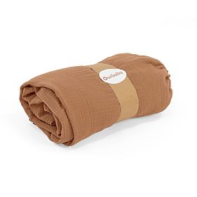 Drap-housse en mousseline Ourbaby 140x70 cm - toffee, Ourbaby®