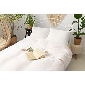 Draps mousseline 140x200 cm + 70x90 cm blanc, Matex