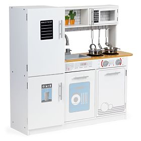 Cuisine en bois pour enfants avec lumière LED + casseroles ECOTOYS, EcoToys
