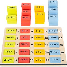 Table mathématique en bois