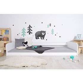 Lit en bois Montessori Sia - blanc, Ourbaby®