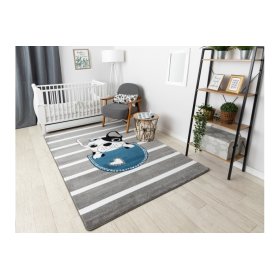 Tapis enfant PETIT - Bulldog - gris-blanc, F.H.Kabis