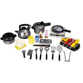 Ensemble de cuisine et barbecue 40 pièces, son LED