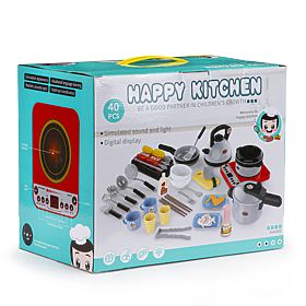Ensemble de cuisine et barbecue 40 pièces, son LED