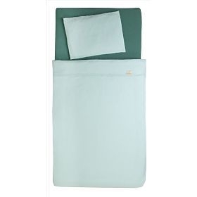 Ensemble de draps en mousseline 3 pièces Heavens - Menthe, Babymatex