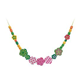 Ensemble de perles vertes Fleurs