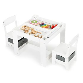 Ensemble de table et chaises en bois pour enfants ECOTOYS, EcoToys