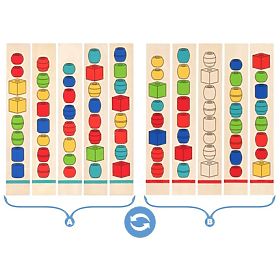 Ensemble pour répéter des séquences avec des perles