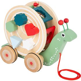 Escargot avec boîte de tri sur corde Montessori
