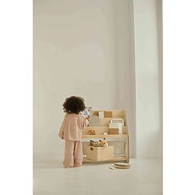 Étagère en bois pour livres et jouets