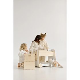 Étagère à jouets avec roulettes