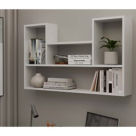 Étagère MURALE BILBAO 4P BLANCHE