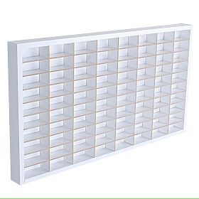 Étagère pour voitures Hot Wheels - blanc, 80 places
