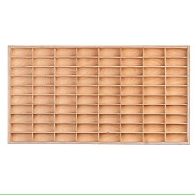 Étagère pour voitures Hot Wheels - naturel, 80 emplacements
