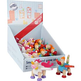 Figurine en bois flexible