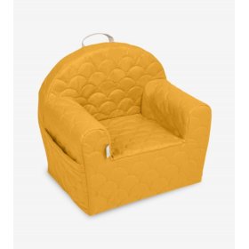 Chaise enfant Fan - moutarde, AlberoMio