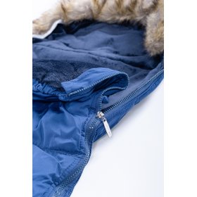 Sac de poussette d'hiver Mouse - bleu foncé, Ourbaby
